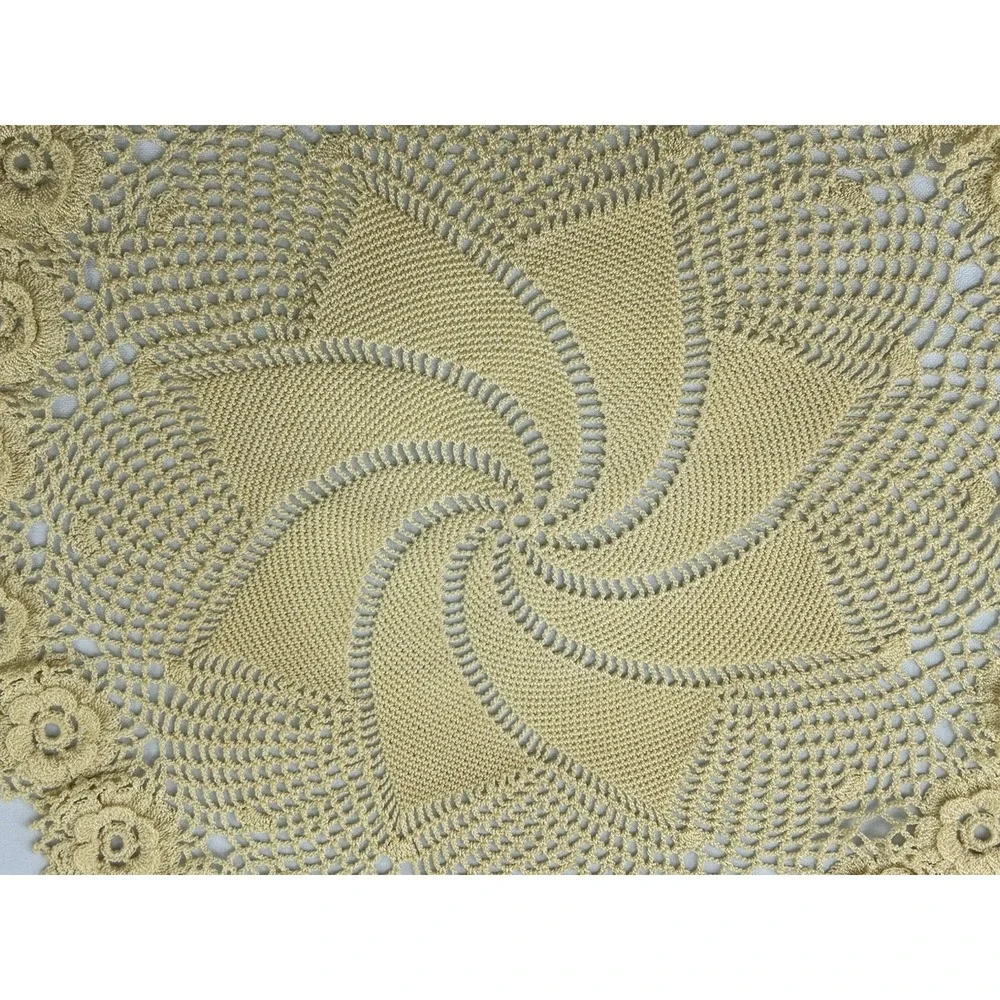 Vintage Handmade Crochet Doily 16